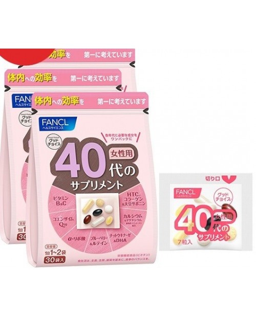 Fancl Good Choice 40 х3 / Комплексные витамины для женщин старше 40 лет на 30~90 дней