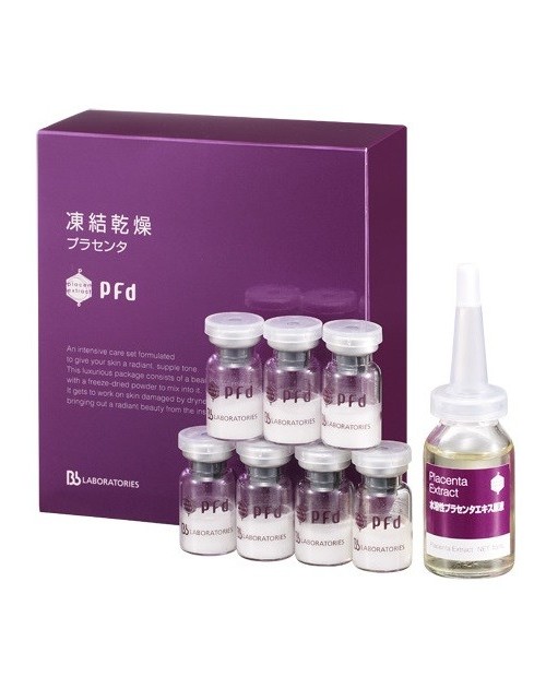 Placenta Extract PFD 15ml (Placenta Freeze Dry Powder×7 bottles)