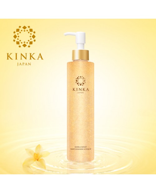 Kinka Gold Nano Cleansing & Foam N 210ml/ Элитный очиститель для лица KINKA Nano Cleansing & Foam