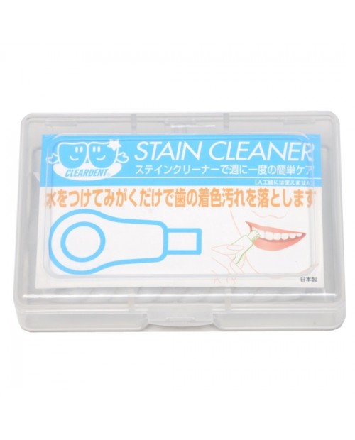 Cleardent Tooth Peeling Sponge 10 pcs/ Пилинговый спондж от стойких налетов на зубах 10 шт
