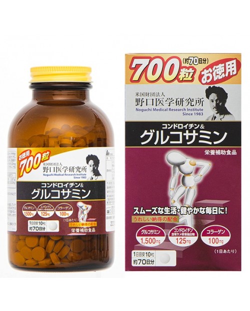 "Noguchi Medical " Chondroitin & Glucosamine (300 tablets)/ Глюкозамин и Хондроитин  на 70 дней