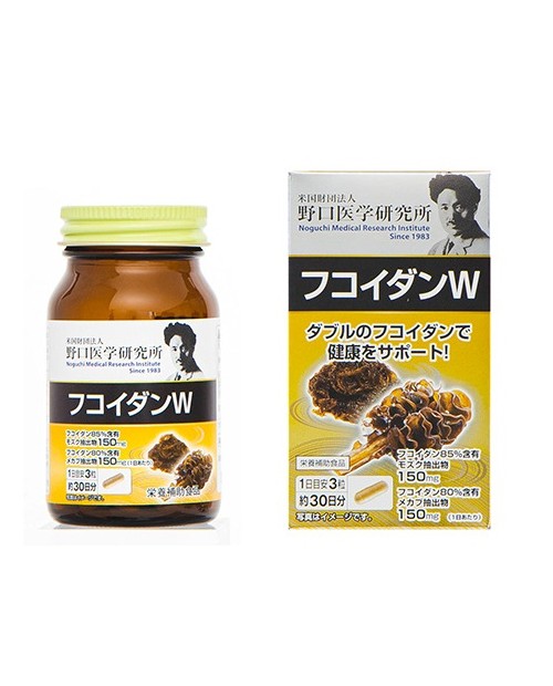 "Noguchi Medical"  Fucoidan W (90 tablets)/ Фукоидан W на 30 дней